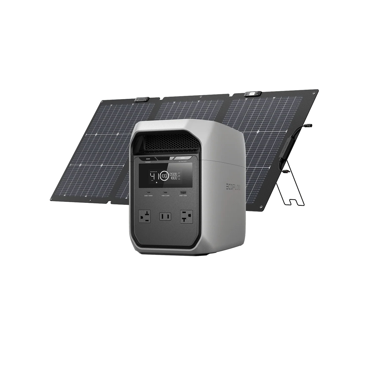 EcoFlow DELTA 3 Classic Solar Generator - Image 2