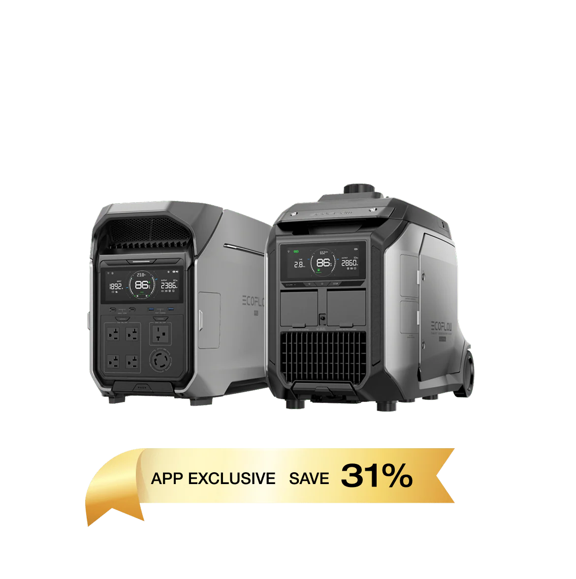 EcoFlow DELTA Pro 3 + Smart Generator 4000 (Dual Fuel) - APP Only