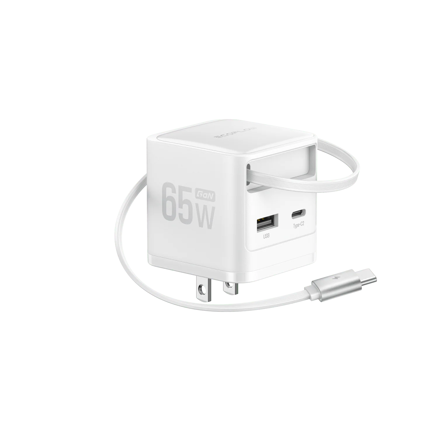 EcoFlow RAPID Charger (65W, Retractable Cable, GaN) - Image 4