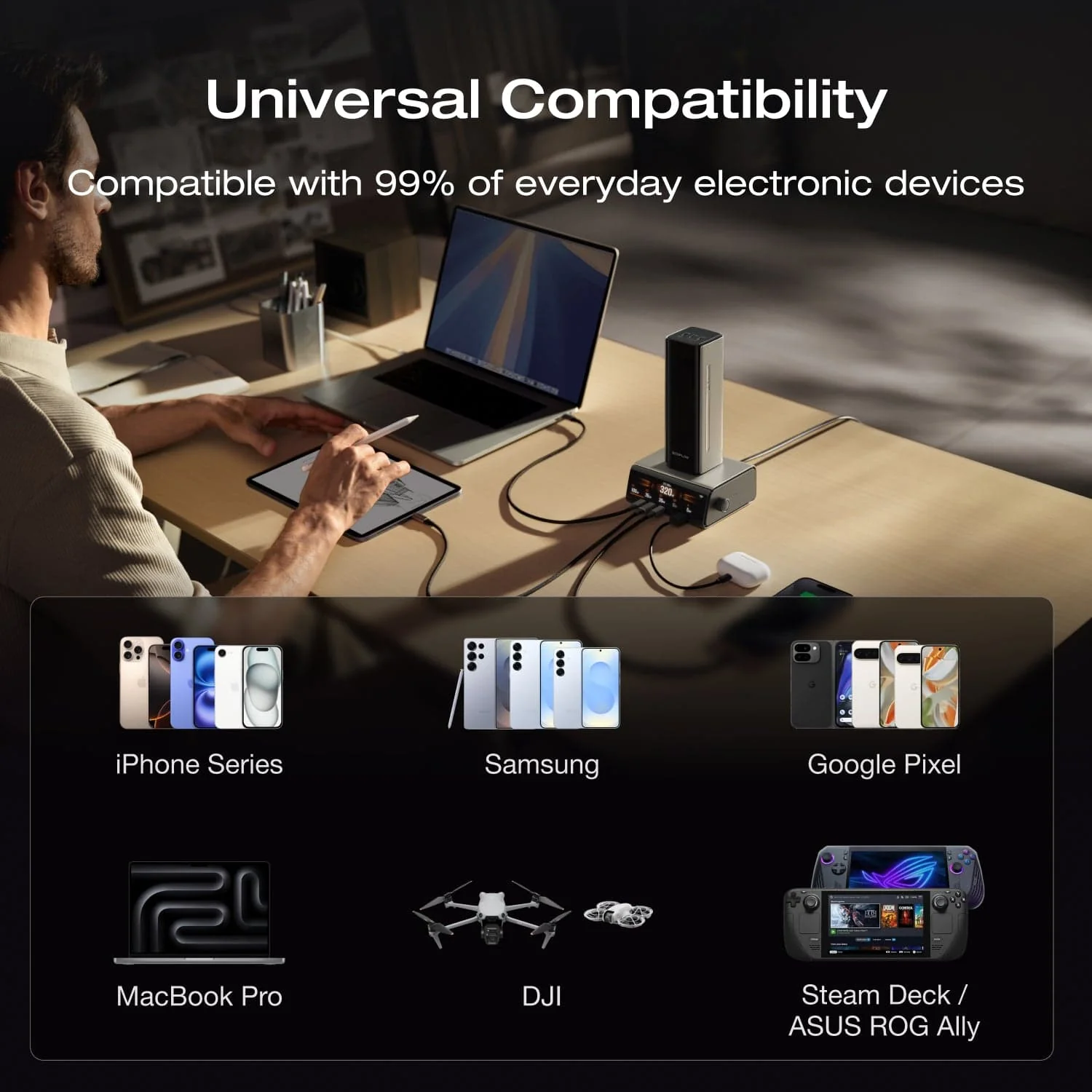 EcoFlow RAPID Pro Power Bank (27,650mAh, 300W, 140W Built-in Cable) - Image 6