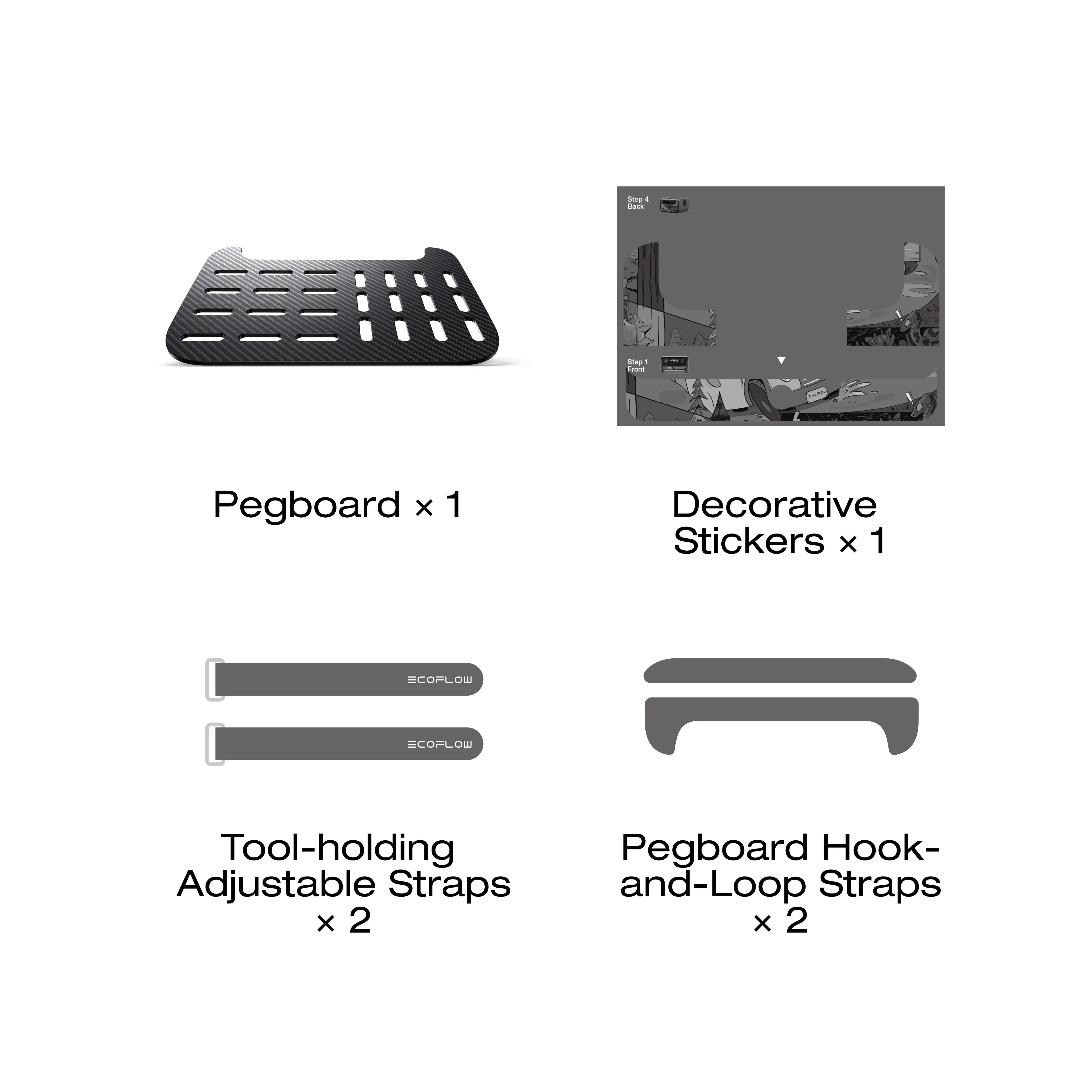 EcoFlow RIVER 3 Plus Tool Pegboard - Image 2