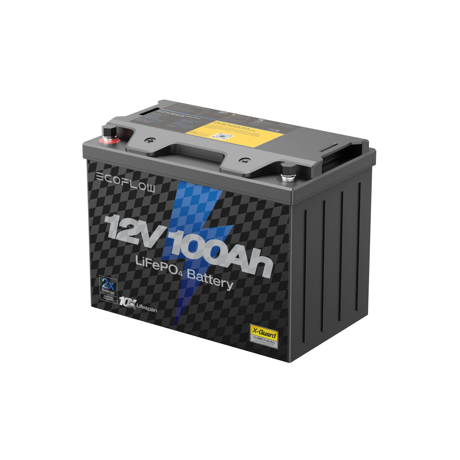 EcoFlow Lithium 12V 100Ah Deep Cycle LiFePO4 Battery - Image 4