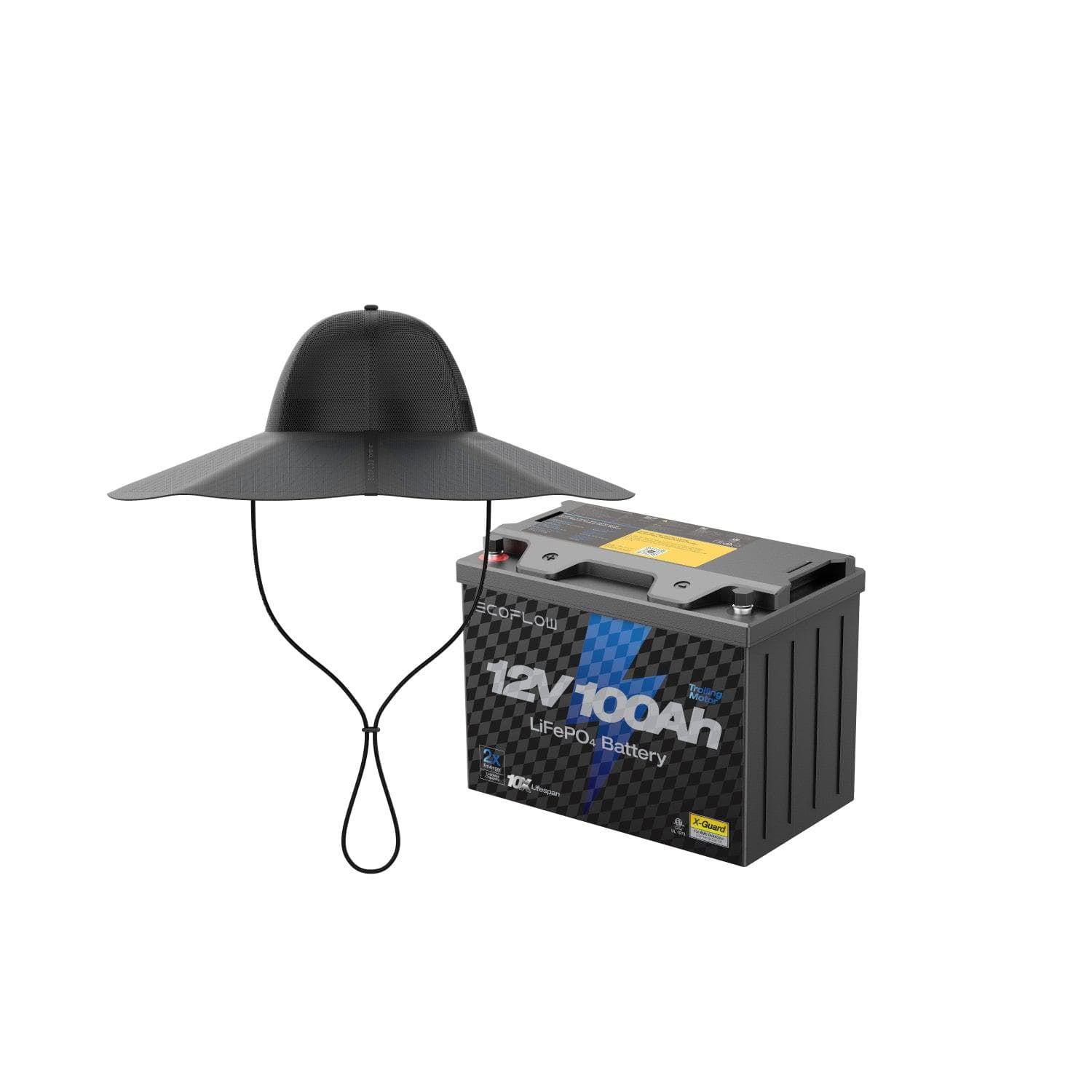 EcoFlow Lithium 12V 100Ah Deep Cycle Marine Trolling Motor Battery - Image 10