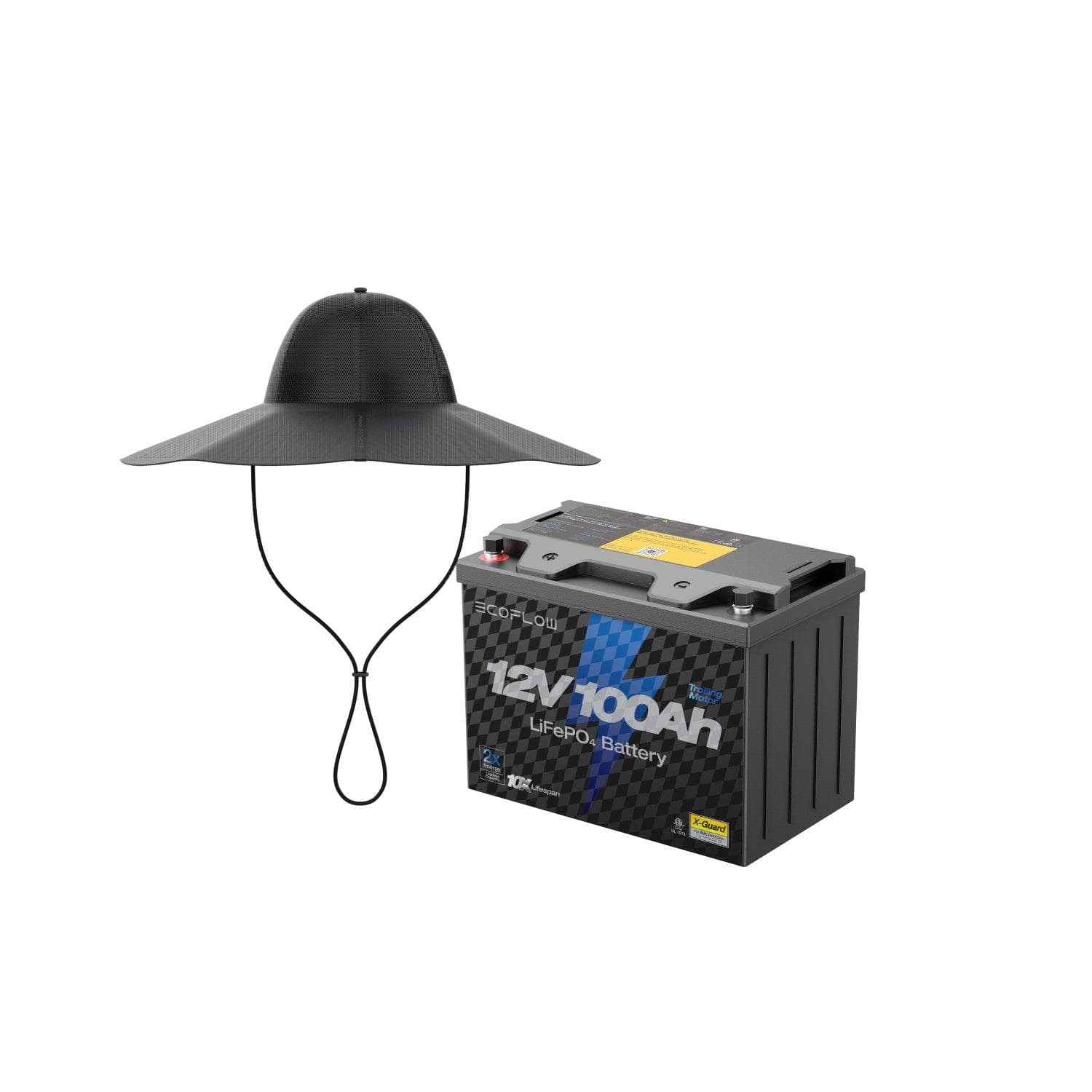 EcoFlow Lithium 12V 100Ah Deep Cycle Marine Trolling Motor Battery - Image 9