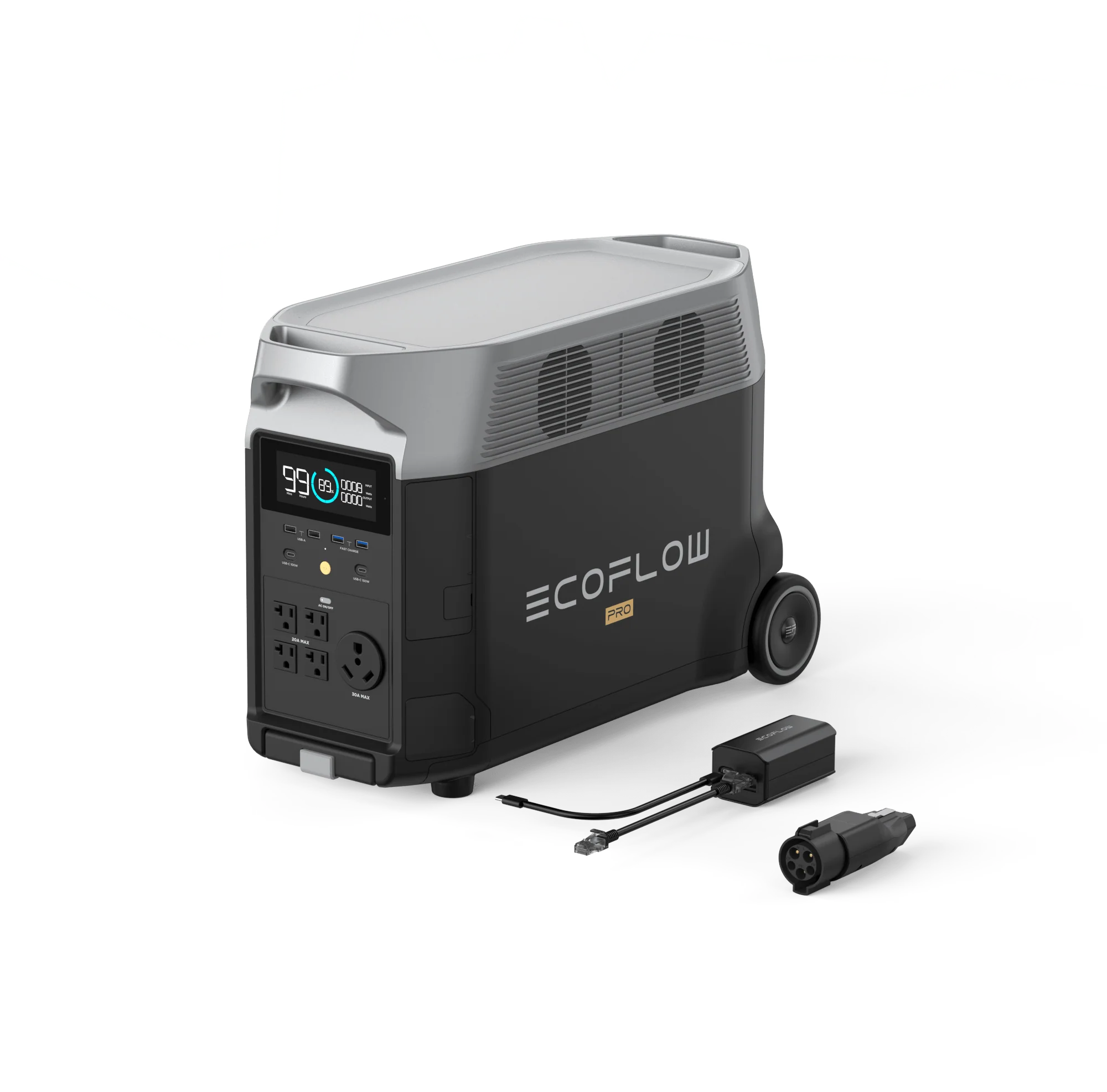 Portable RV & EV Power with EcoFlow DELTA Pro: EcoFlow DELTA Pro + Grounding Adapter - Image 3